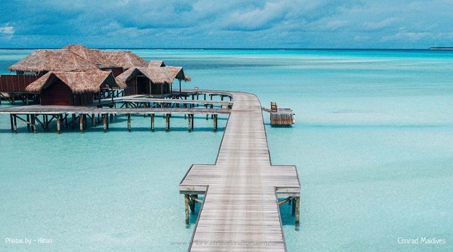 maldives conrad sunrise water villa honeymoon